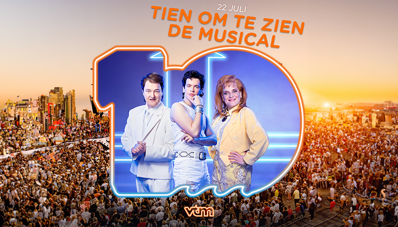 Afbeelding nieuwsartikel: 'De cast van Tien Om Te Zien, De Musical komt naar Tien Om Te Zien op de zeedijk!'